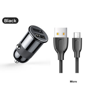 JR-CCN19 65W 3-in-1 car charger Dark grey