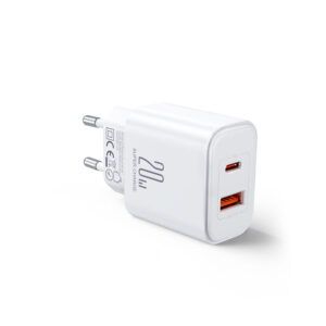 JR-TCF05 20W PD+QC Charger-EU/UK/US-White/Black