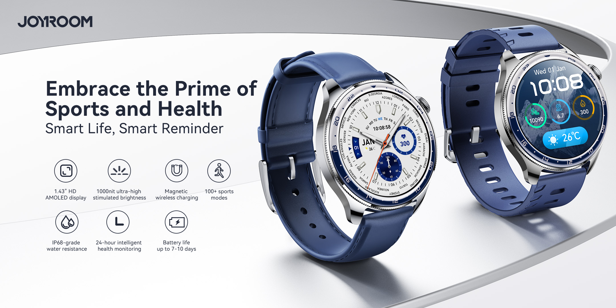 Classic Series JR-FC3 Smart Watch (AnswerMake Call)-7